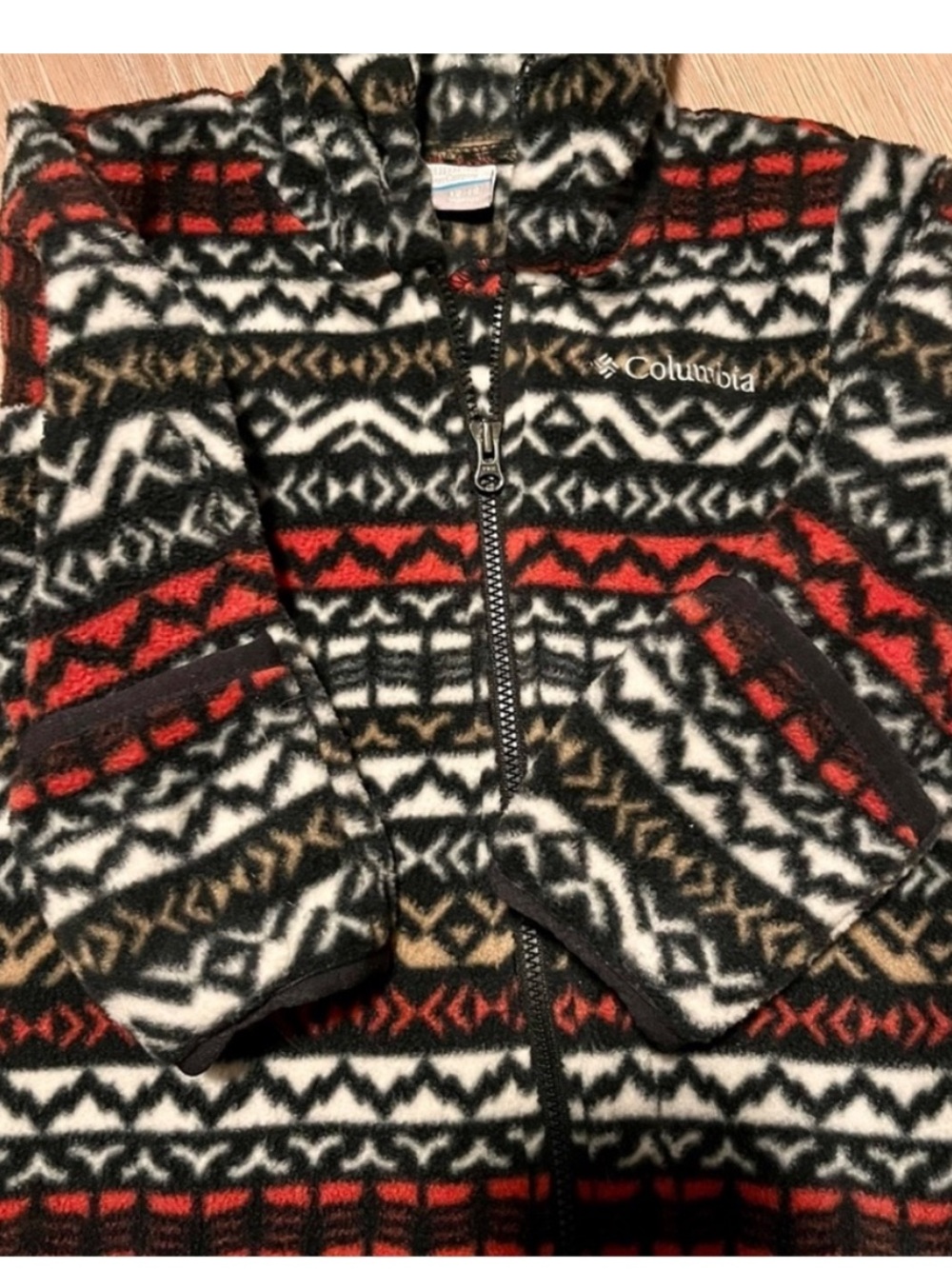 Columbia Multi-Color Patterned Hooded One-Piece - Picture 2 of 4